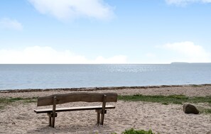 Vlak bij het strand