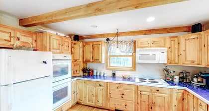 Two-story, dog-friendly house with wood fireplace