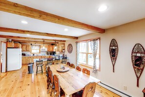 Dining - Two-story, dog-friendly house with wood fireplace (Wardsboro)