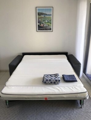 1 bedroom, iron/ironing board, WiFi, bed sheets - Appartement vue mer / Apartment with sea view (Saint-Nic)