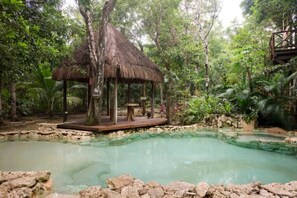 Casa Muuch Community swimming pool. - Casa Muuch Eco Paradise (Chemuyil)