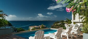 Luxury 4 bed / 3 bath - Be As You Are Villa - Cruz Bay, Poolside, Ocean Views!