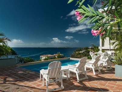 Luxury 4 bed / 3 bath - Be As You Are Villa - Cruz Bay, Poolside, Ocean Views!