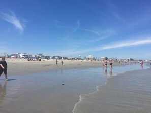 On the beach