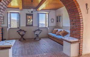 Fireplace, table football, ping pong