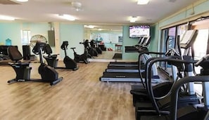 Fitness facility - Hilton Head First Floor Ocean View with Balcony, Pool, and Tennis (Hilton Head Island)