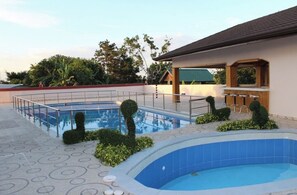 Indoor pool, outdoor pool