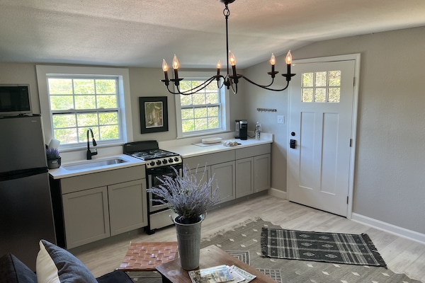 Refrigerador, microondas, horno, placa de cocina