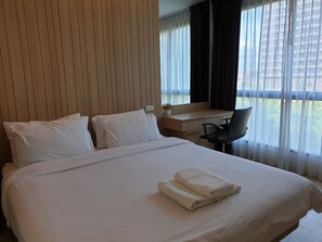 One Bedroom Apartment | 1 bedroom, desk, blackout drapes, iron/ironing board