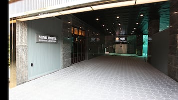 Entrée de l’hébergement