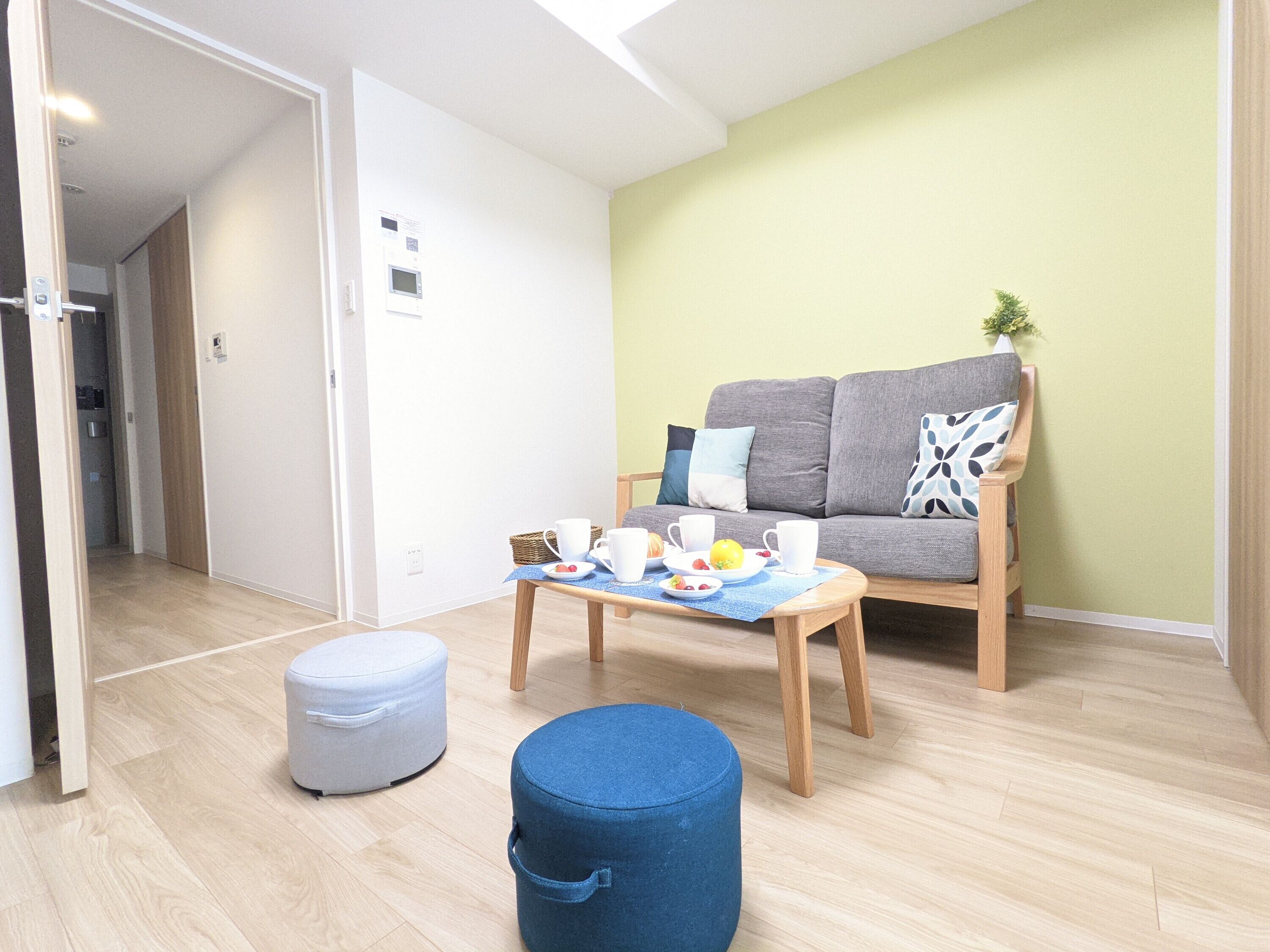 Comfort Apartment, 2 Double Beds, Non Smoking | Living area | 43-inch flat-screen TV with digital channels, TV