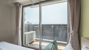 Deluxe Quadruple Room, Multiple Beds, Non Smoking, City View | View from room