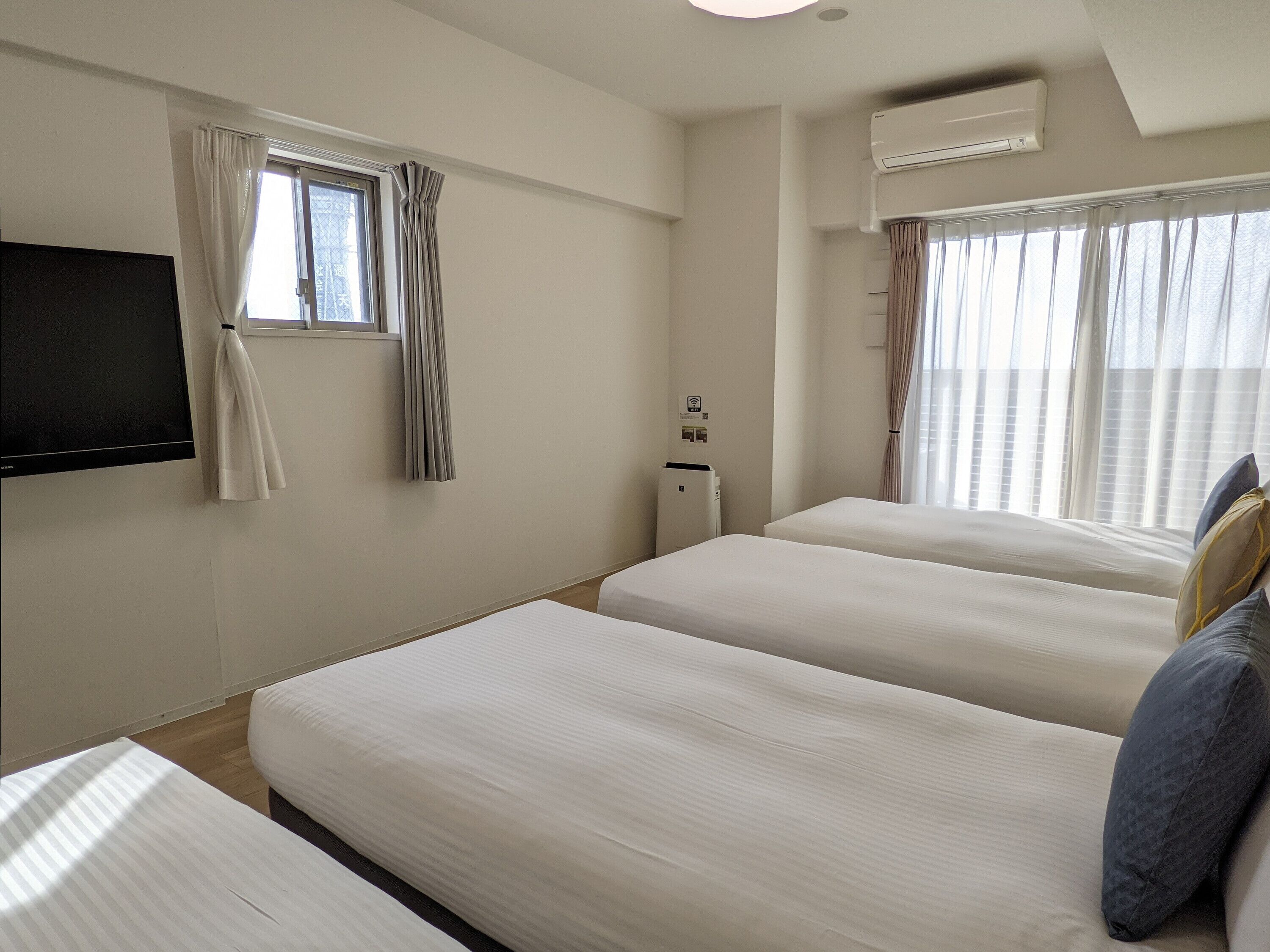 Deluxe Quadruple Room, Multiple Beds, Non Smoking, City View | View from room