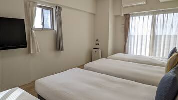 Deluxe Quadruple Room, Multiple Beds, Non Smoking, City View | View from room