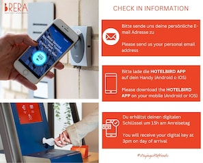 Check-in/check-out kiosk - Brera Serviced Apartments Frankfurt West (Frankfurt)