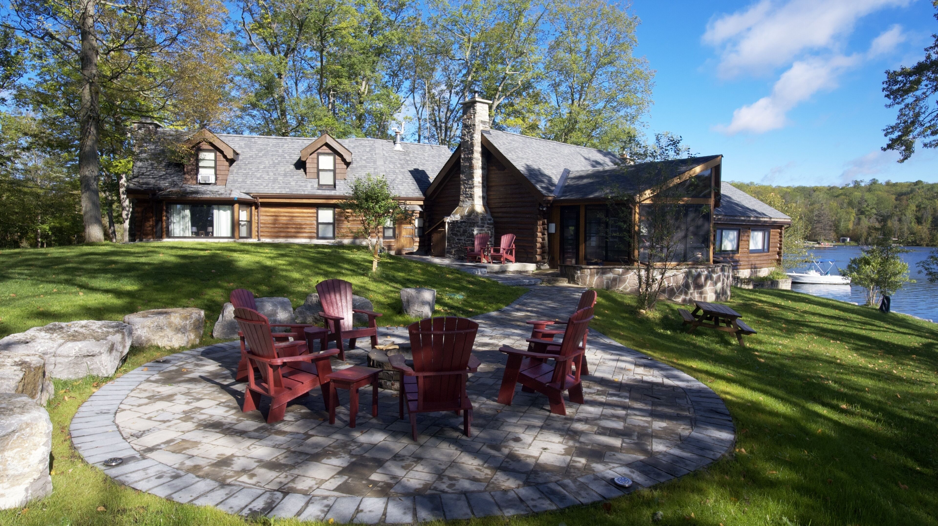 ROCKFIREHOUSE on Big Bald Lake ,Buckhorn ON 