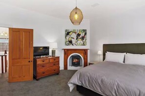 2 bedrooms, iron/ironing board, travel crib, WiFi