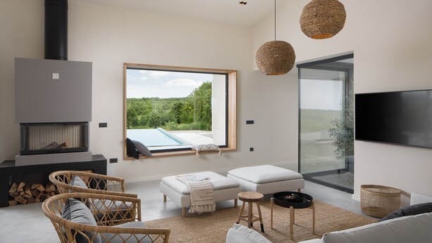 Unclassified image, 1 of 43, button - Peace & aesthetics in nature. Villa Green Escape. Infinity pool/hot tub/sauna (Kanfanar)