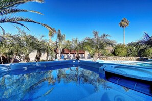 Outdoor pool, a heated pool - Scottsdalestays "Holidays 50% OFF" 6BR-3BA-Big Pool-Spa-Theater-#1 Tourist Area. (Phoenix)