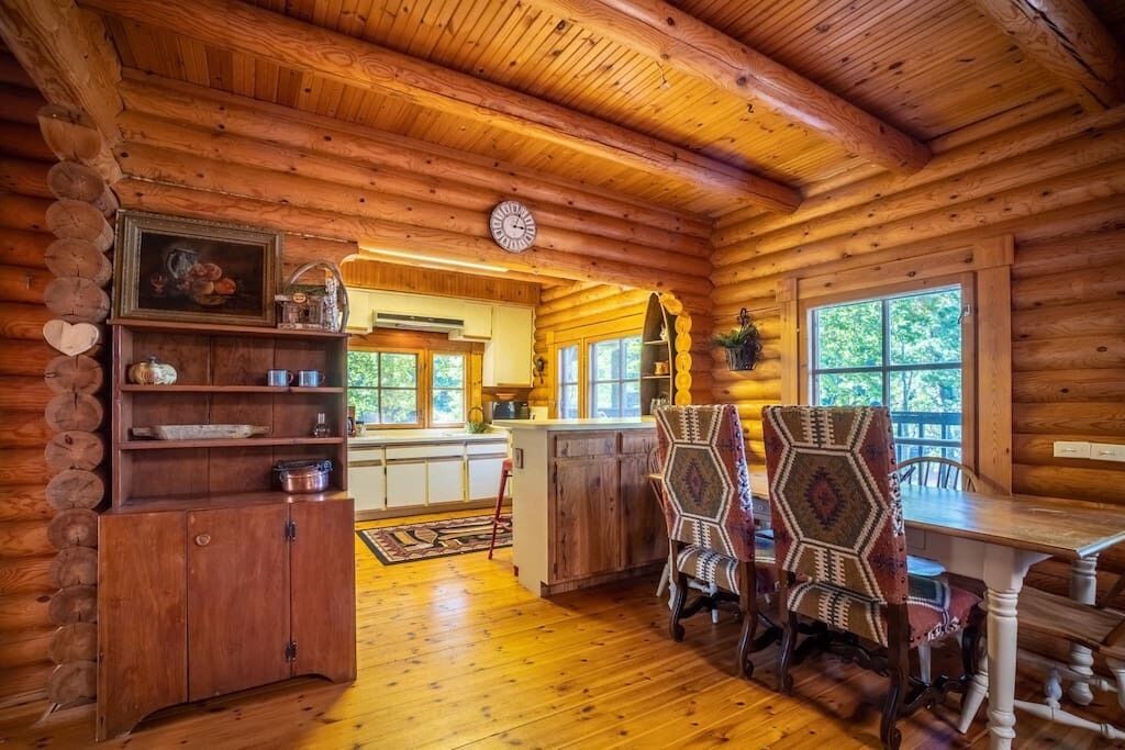 Storybook Alpine Log Cabin