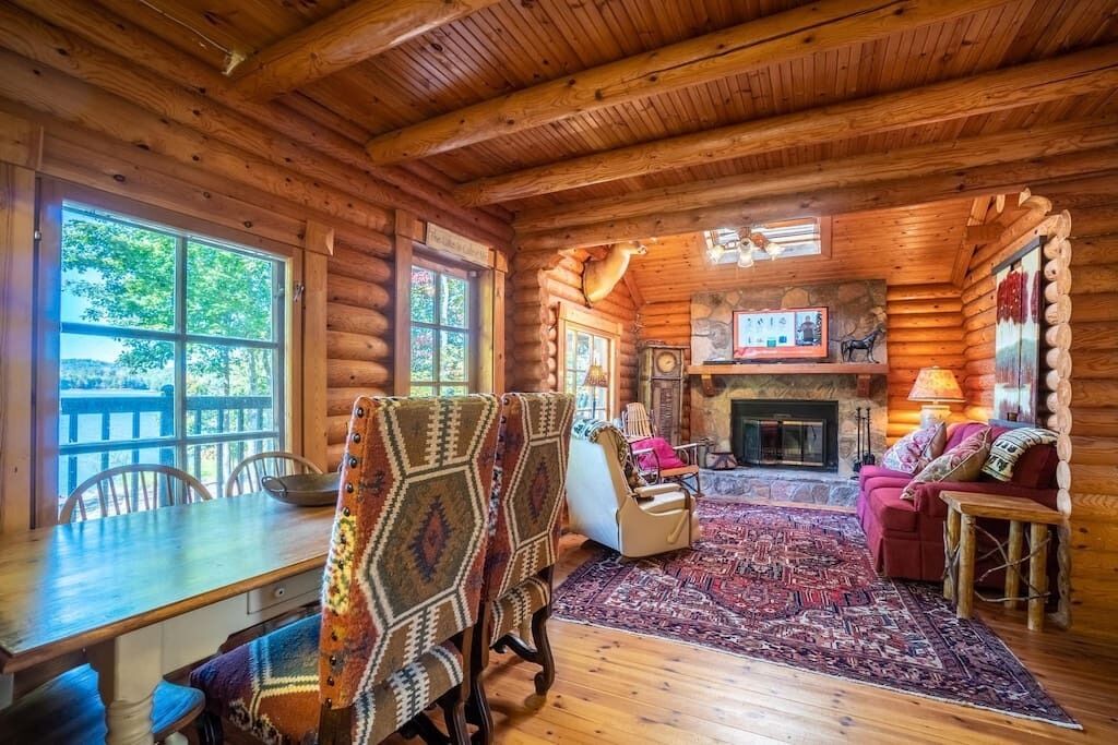 Storybook Alpine Log Cabin