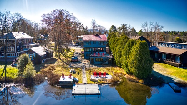 Exterior - Waterfront Masterpiece House AMAZING LOCATION walking distance to Main Street (Lake Placid)