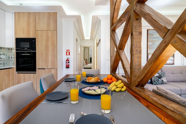 Apartment, 2 Bedrooms | Private kitchen | Full-size fridge, stovetop, highchair, cookware/dishes/utensils - Great Location & Family Apartment (Lisbon)