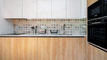 Căn hộ, 2 phòng ngủ | Bếp riêng | Tủ lạnh, bếp nấu, ghế cao cho trẻ em, dụng cụ nấu nướng/bát dĩa/dao nĩa