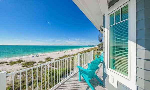 Balcony view - Beachfront Paradise by AMI Locals (Bradenton Beach)