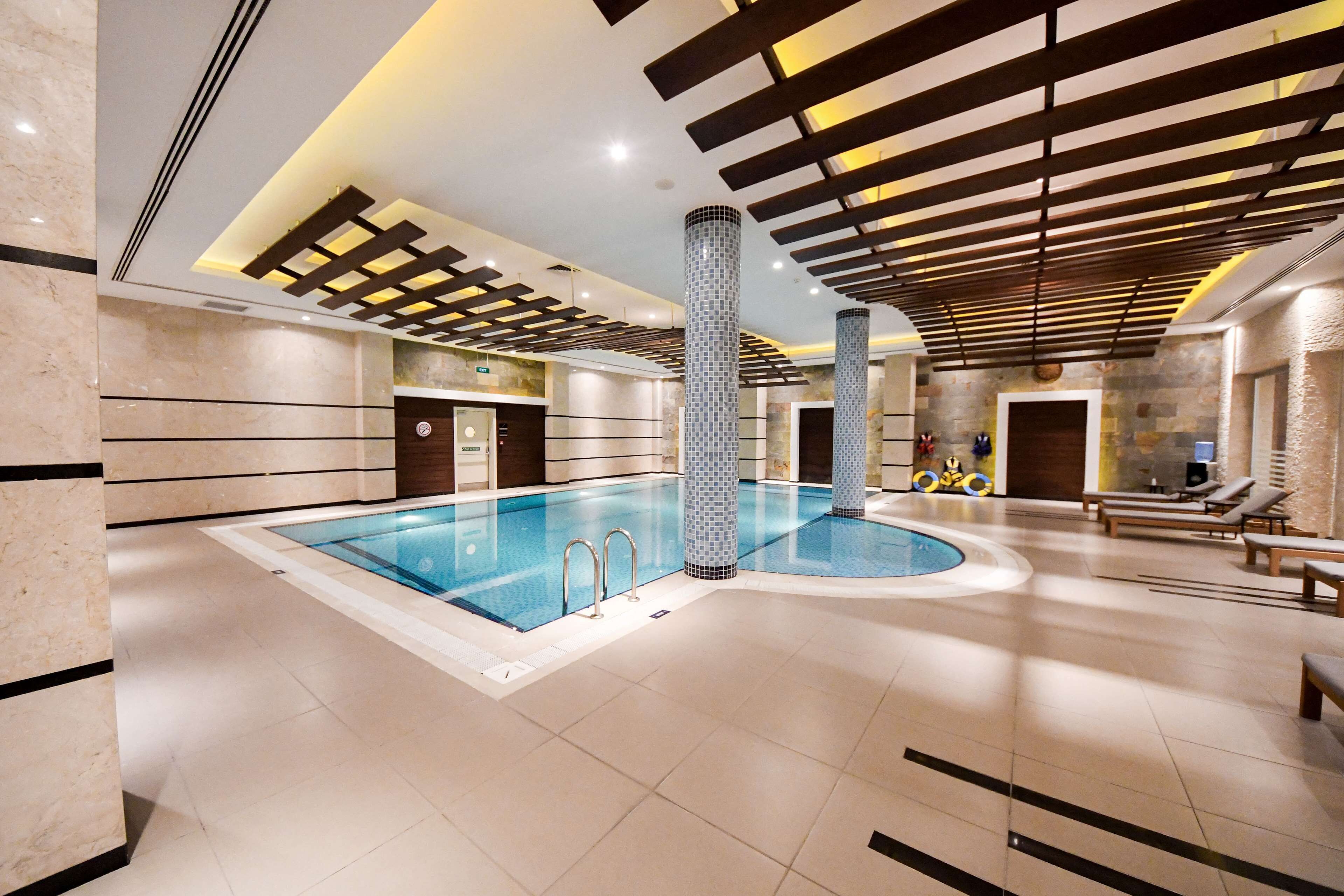indoor pool, seasonal outdoor pool