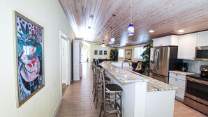 House, 3 Bedrooms | Private kitchen - Bean Point Bungalow by AMI Locals (Anna Maria)