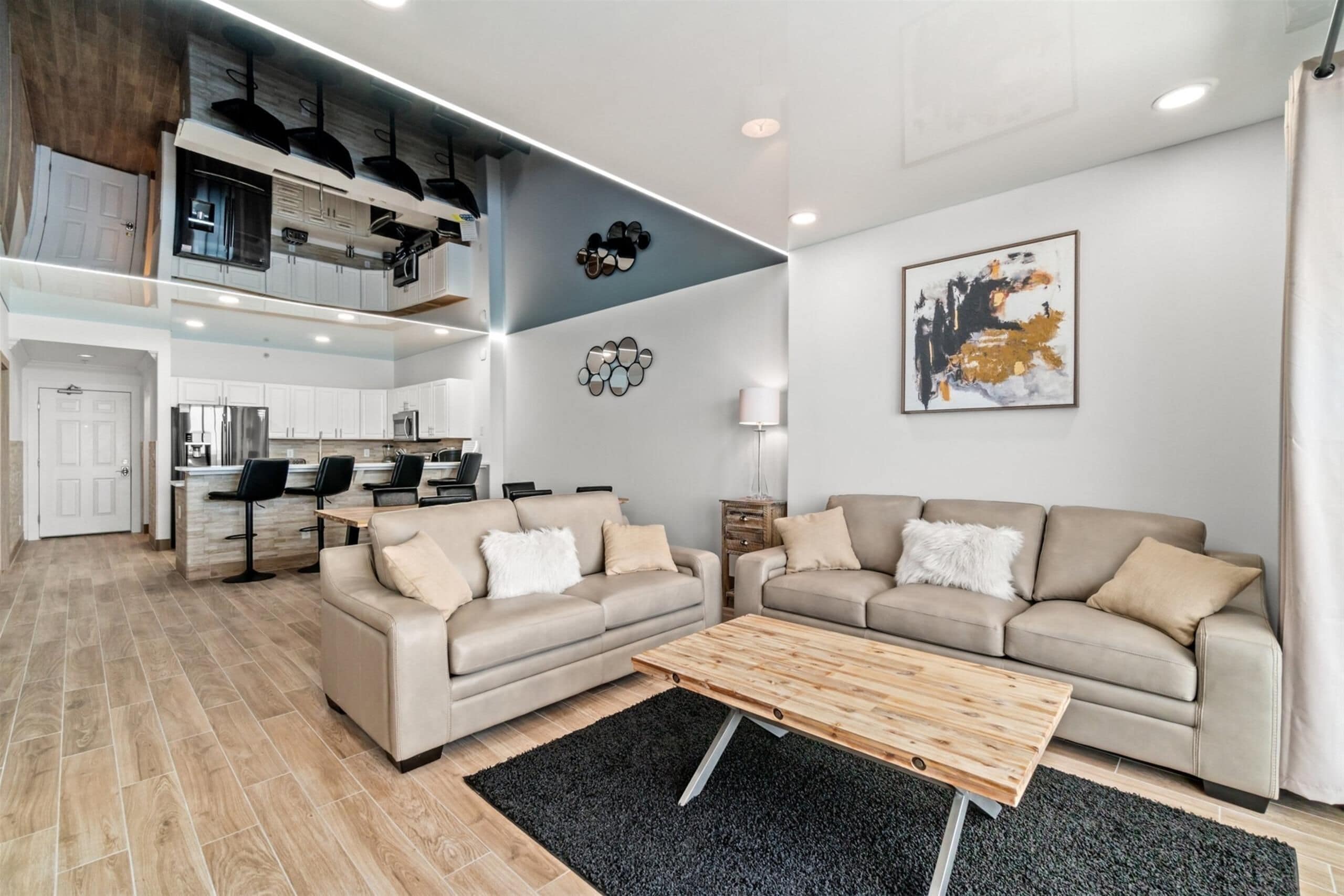 Condo, Multiple Beds (Ocean Villa 1302 ) | Living area | TV