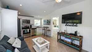 House, 3 Bedrooms | Living room - Coconut Cottage #1 by AMI Locals (Holmes Beach)