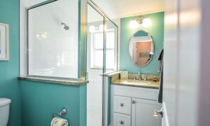 House, 2 Bedrooms | Bathroom | Hair dryer, towels - Coconut Cottage #4 by AMI Locals (Holmes Beach)