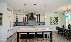 House, Multiple Beds | Private kitchen