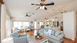 House, 3 Bedrooms | Living room - Good Vibrations by AMI Locals (Holmes Beach)