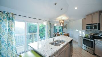 House, 5 Bedrooms | Private kitchen | Fridge, microwave, stovetop, cookware/dishes/utensils