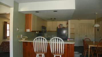 Condo (Deer Park 170A, North Woodstock) | Private kitchen | Fridge