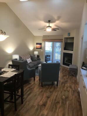 TV connectée, cheminée