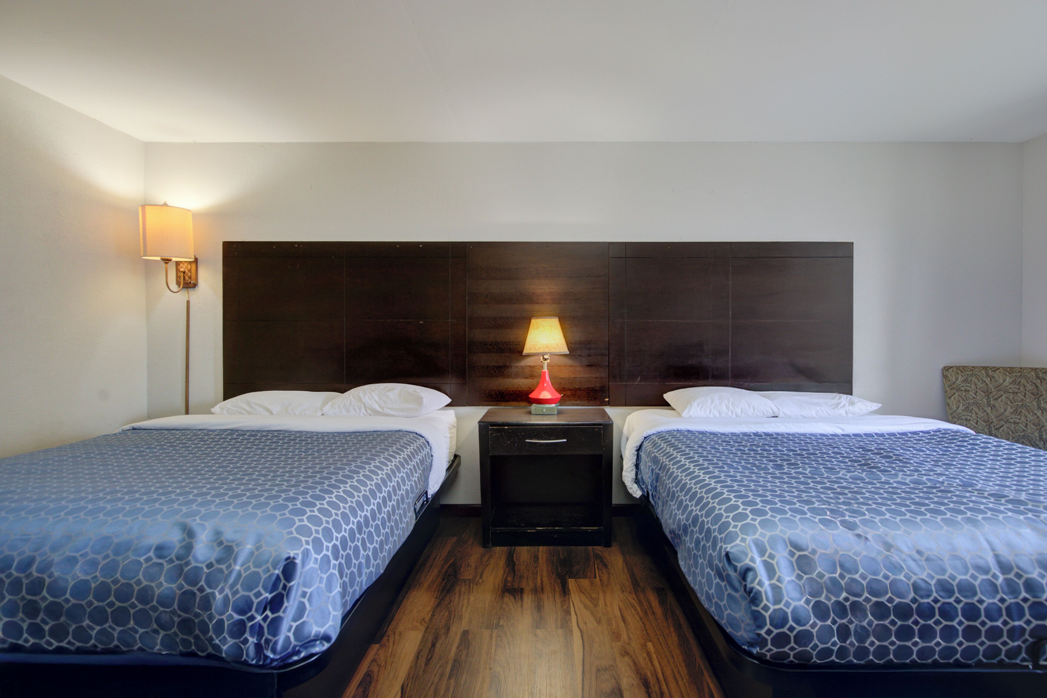 Room, 2 Queen Beds, Smoking | WiFi (free), bed sheets
