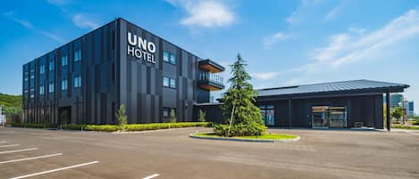 Façade de l’hébergement