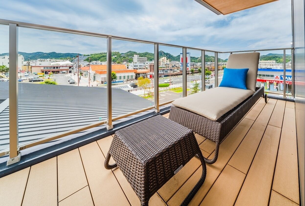 Suite - ikke-ryger - havudsigt (Corner, w/ balcony) | Balkon