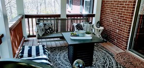 Terrace/patio - Peaceful, Luxurious Apartment in Wooded Milton Home (Alpharetta)