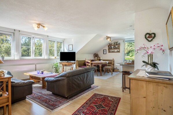 TV - Apartment "Annemarie and Walter Hechelmann" near Lake Constance with Mountain View (Lindau)