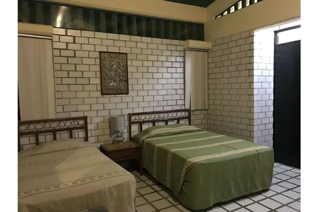 One-story house surrounded