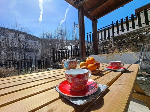 Cozy studio in Pra Loup, near slopes, for 4 guests