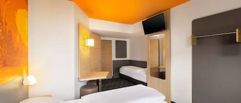 Quartos à prova de som, Wi-Fi de cortesia, roupa de cama