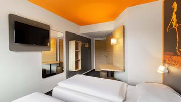 Zweibettzimmer | Schallisolierte Zimmer, kostenloses WLAN, Bettwäsche