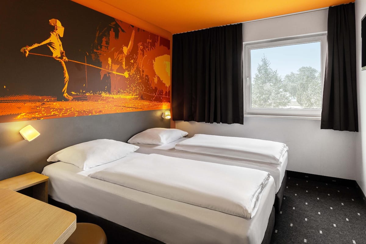 트윈룸 | 방음 설비, 무료 WiFi, 침대 시트