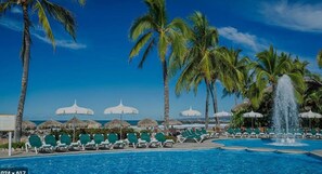 Outdoor pool - Apartment for 7 People Pool, Golf Acces to Vidanta Attractions Grand Mayan Level (Nuevo Nayarit)